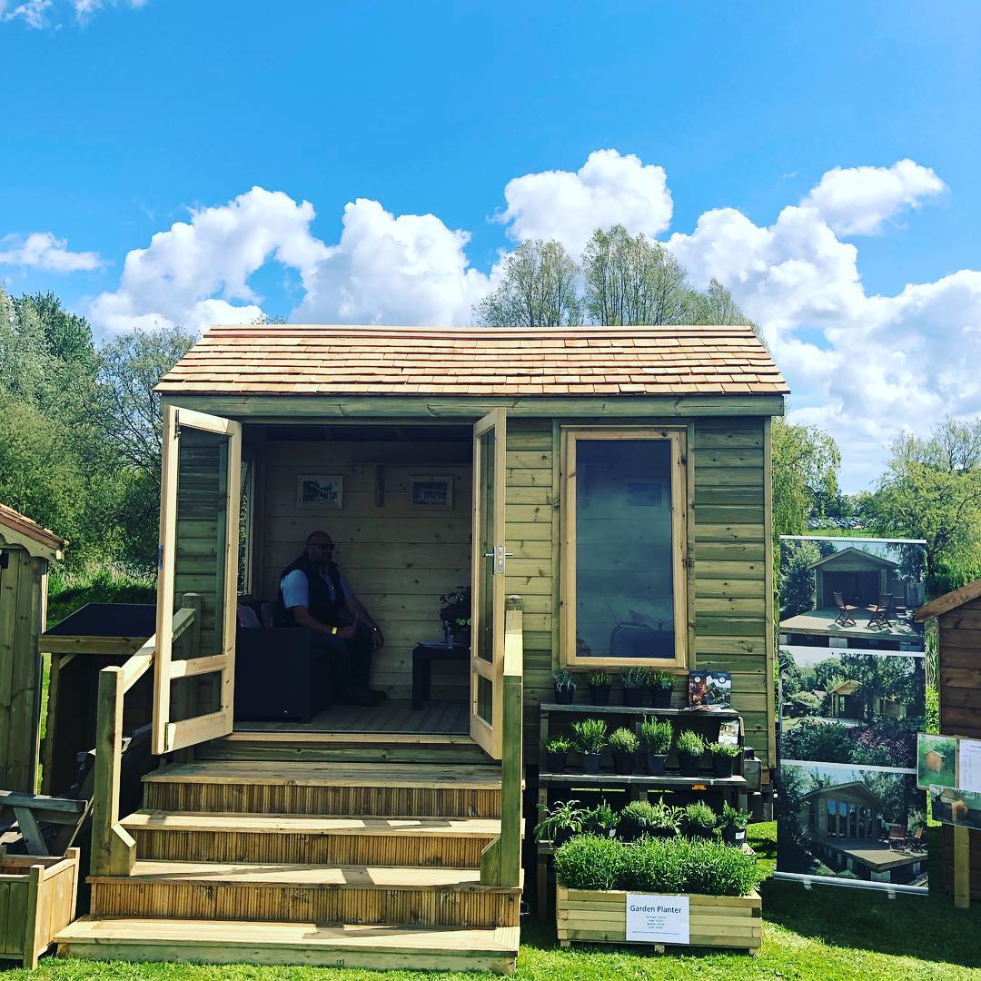 Our cabin at Toby's Garden Festival